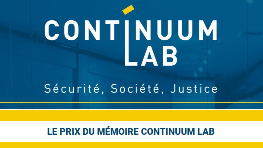 Lancement du Prix de mémoire du Continuum Lab